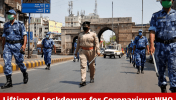 Lifting of Lockdowns for Coronavirus