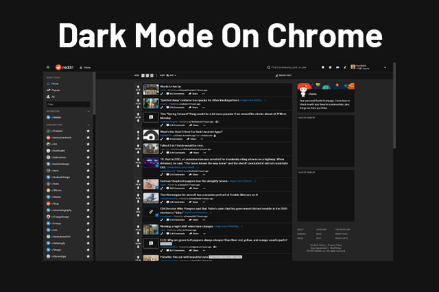 Dark Mode On Chrome