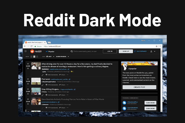 Reddit Dark Mode