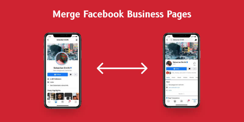 these pages can't be merged because they're part of different business manager accounts.