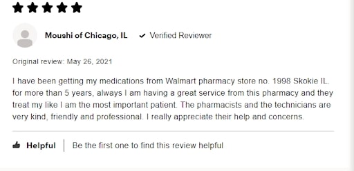 Walmart Pharmacy reviews 1