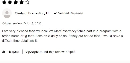 Walmart Pharmacy reviews 2