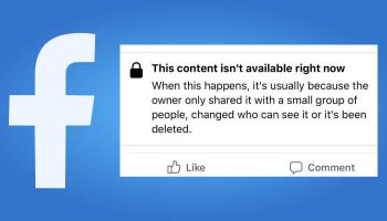 Facebook this content isn't available right now