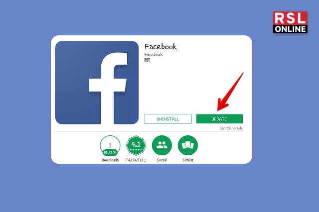 Update The Facebook App