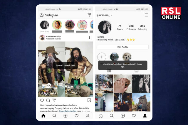 Why Do You See Instagram Couldn't Refresh Feed
