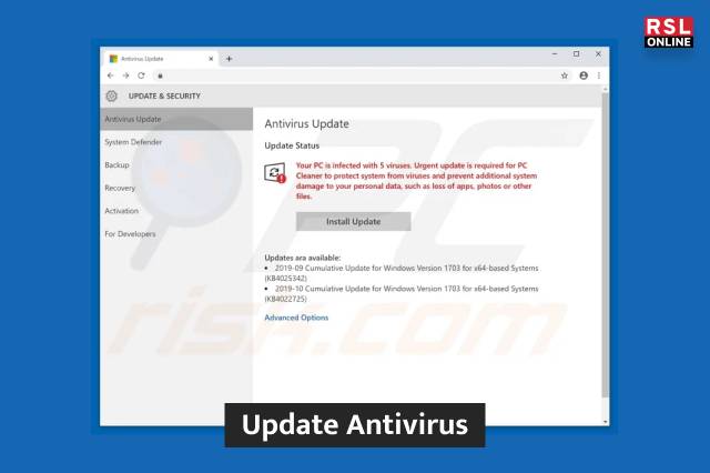Update Antivirus
