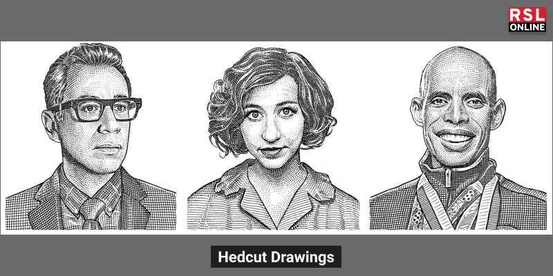 Hedcut Drawings