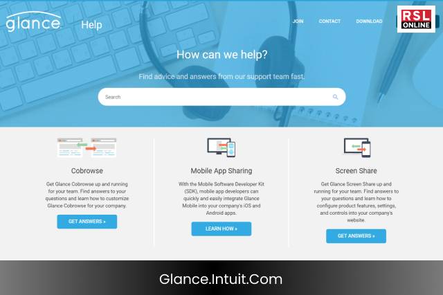 what is Glance.Intuit.Com