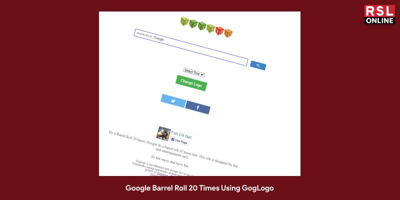 Do a Barrel Roll 20 Times? Google Search Games - Globalblog Hub