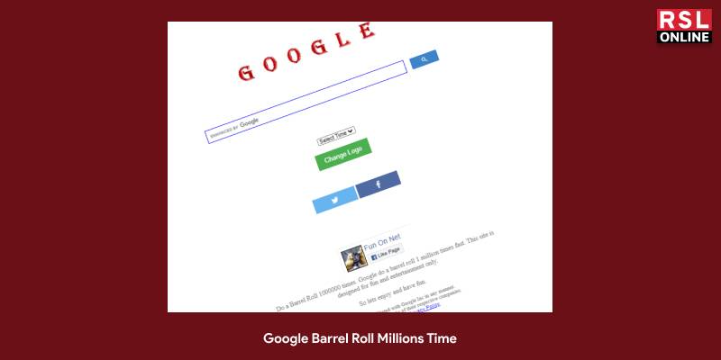 How To “Do A Barrel Roll 1 Million Times” On Google - All Tech Magazine