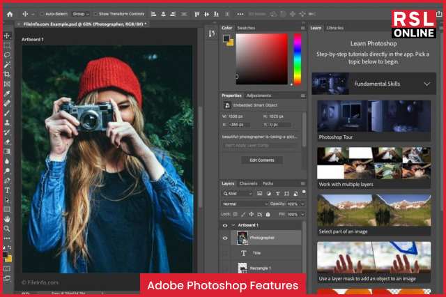 Adobe Photoshop Features