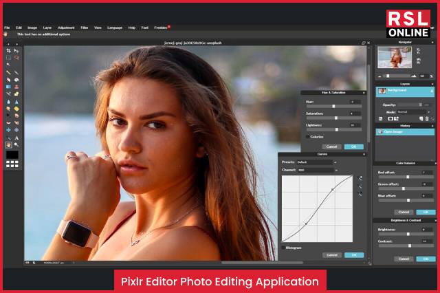 Pixlr Editor Photo Editing Application