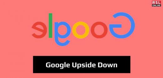 Google Upside Down