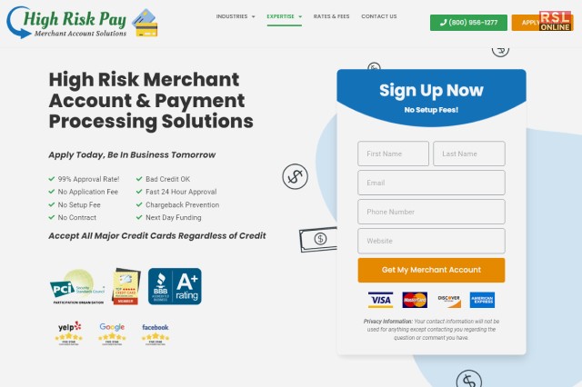 What Is High Risk Merchant Highriskpay.Com?