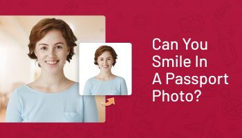 can you smile in a passport photo