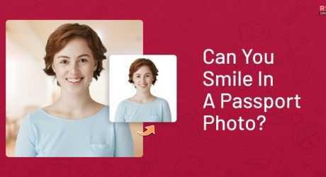 can you smile in a passport photo