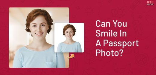 can you smile in a passport photo