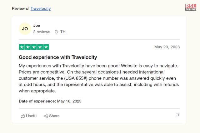 Travelocity Reviews 1