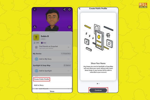 How To Make A Public Profile On Snapchat  