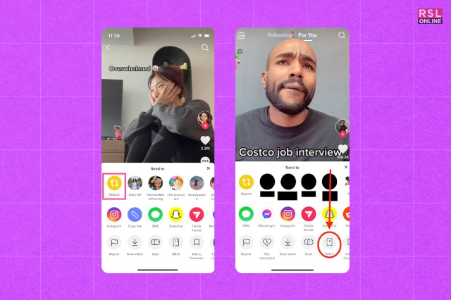 Are Reposting And Stitching A TikTok The Same?