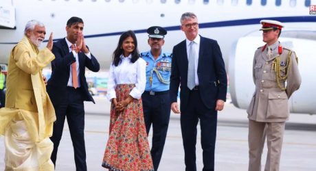 Rishi Sunak Makes Historic Arrival In Delhi For G20 Summit