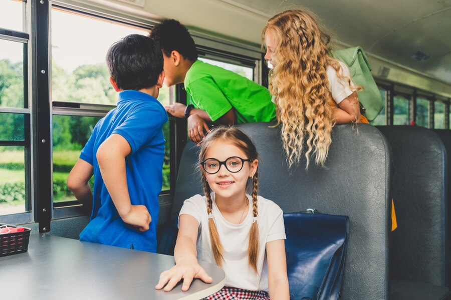 Multimedia Entertainment System in school bus