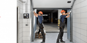 Installing A Commercial Garage Door  