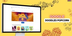 Google doodle popcorn