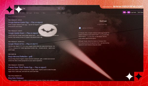 batman easter eggs google