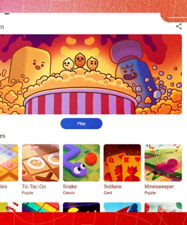 popcorn google doodle