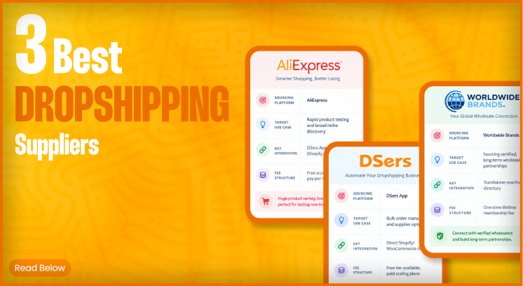 3 Best Dropshipping Suppliers For E-Commerce Stores