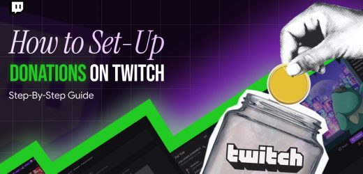 how to set up donations on Twitch